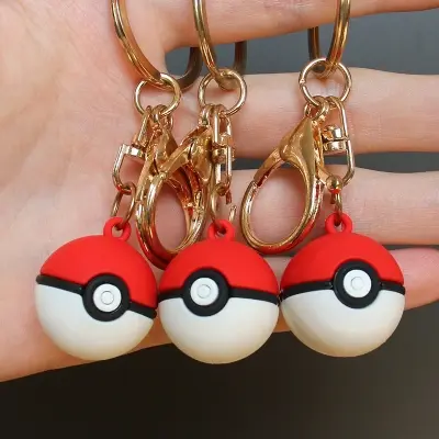 Picture of 1pcs Pokemon Action Figure Pokeball Keychain Pendant Toy For Gifts Pokeball 1