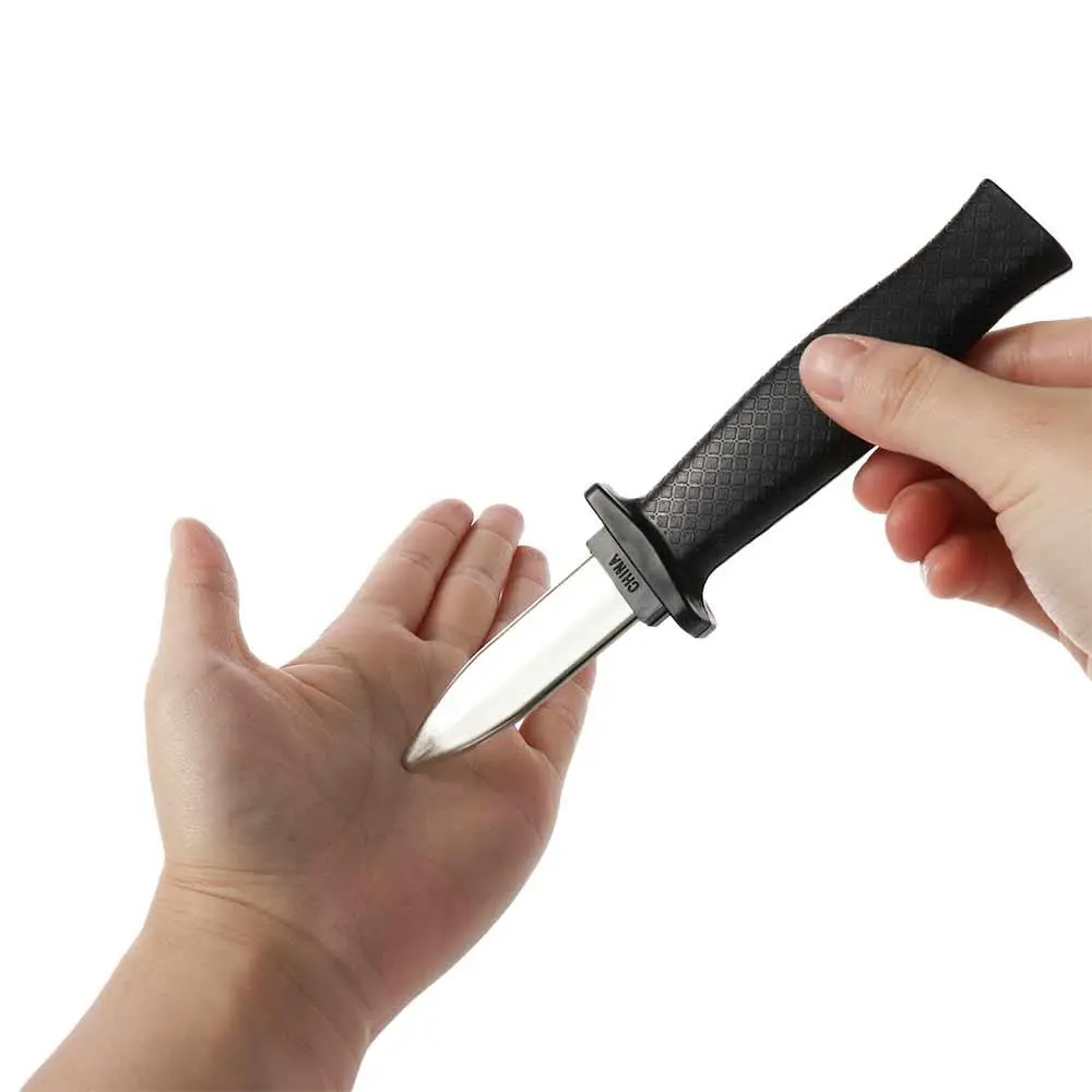 Picture of Magic Plastic Prank Props Knife Prank Toy Fake Knife Black