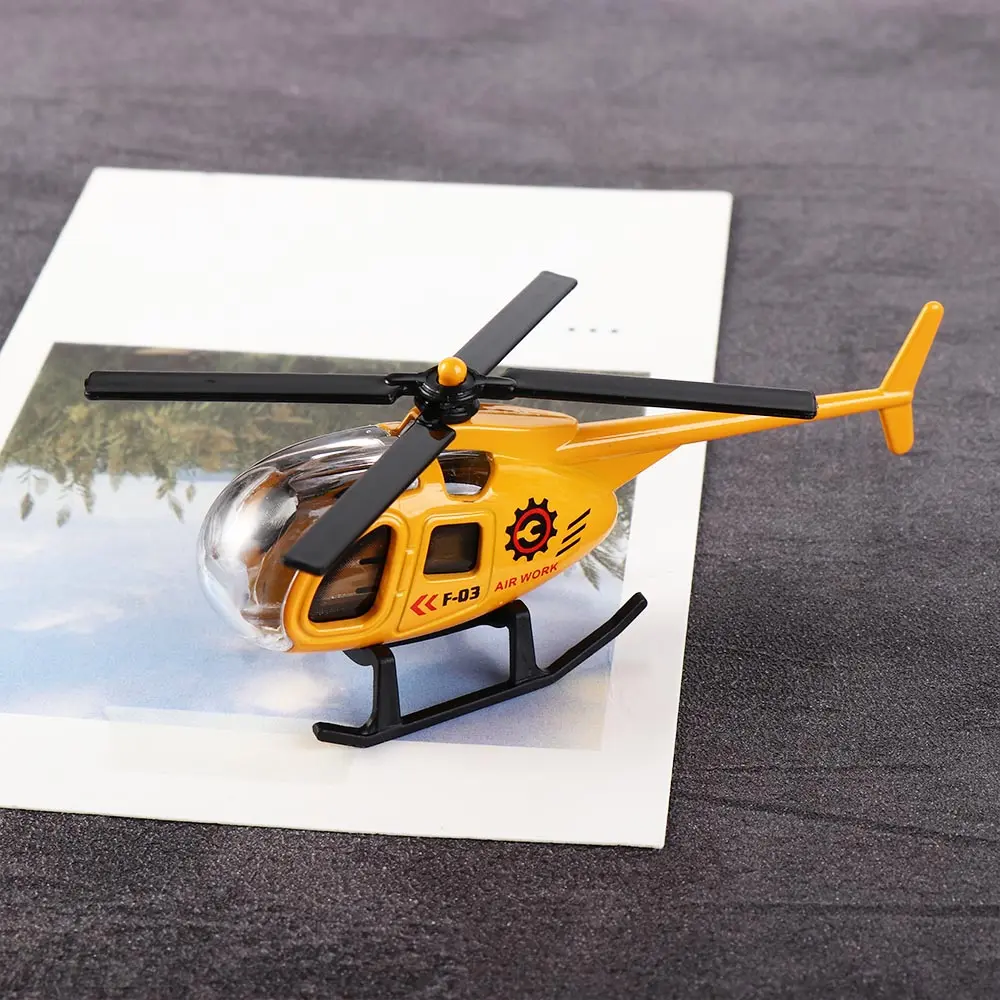 Picture of 1Pcs New Children Helicopter Toy Alloy Airplane Model Simulation Toy Kids Gift