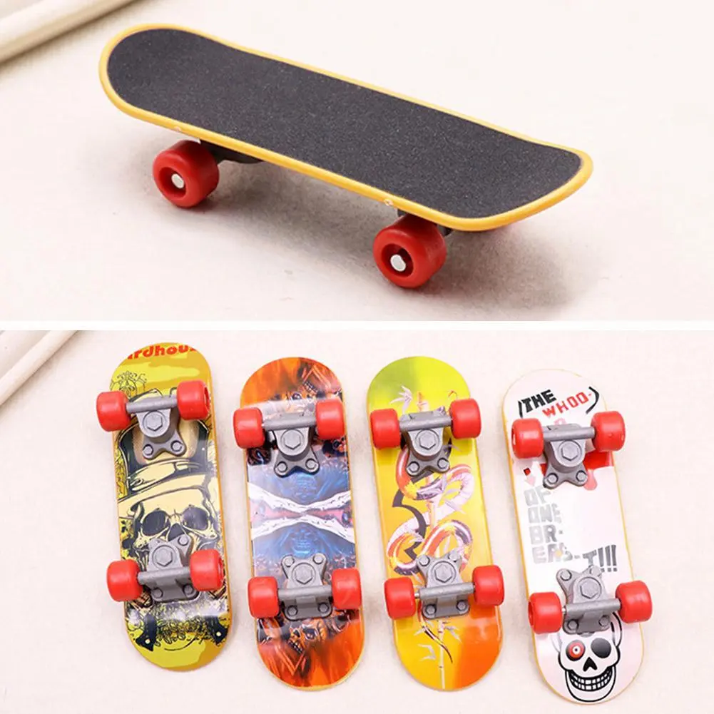 Picture of Creative Printing  plastic Finger Skate board Toy 1pc