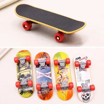 Picture of Creative Printing  plastic Finger Skate board Toy 1pc
