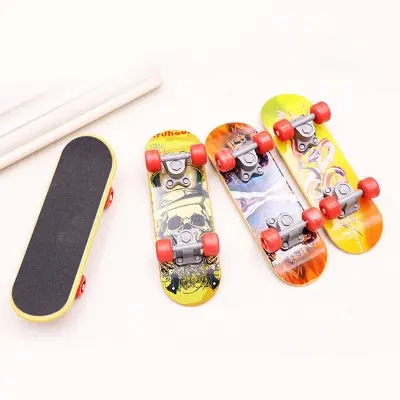 Picture of Creative Printing  plastic Finger Skate board Toy 1pc