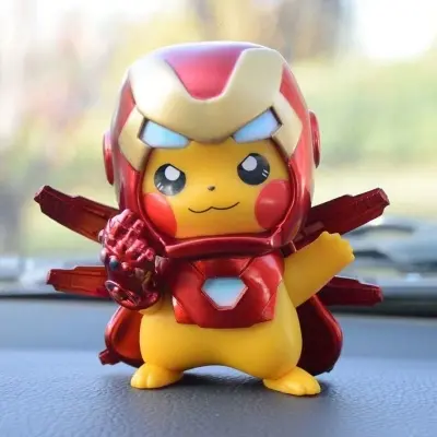 Picture of Pikachu Anime Figure Doll Desktop Boy Room Decoration Gift for Friends