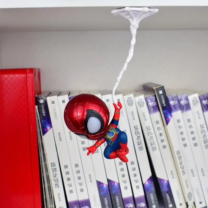 Picture of Spiderman Action Toy Figures Cartoon Anime Marvel Hero Model Doll Kawaii Cute Childer Kids Toys