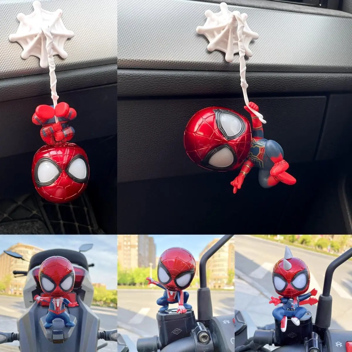 Picture of Spiderman Action Toy Figures Cartoon Anime Marvel Hero Model Doll Kawaii Cute Childer Kids Toys