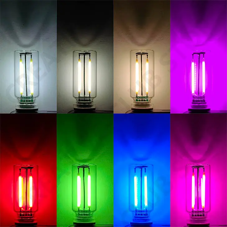Picture of Pc Car 5V Night Light LED Filament Lamp Portable Lighting Plug Play USB Lamp Decorative Atmosphere Lamps for Environmentled Lights