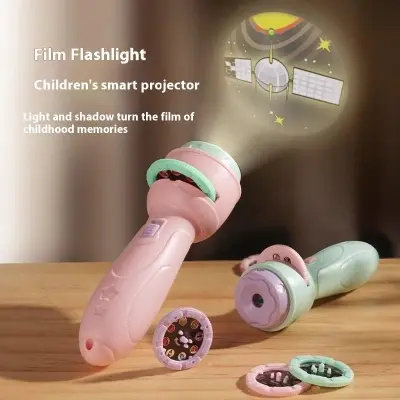 Picture of Projector flashlight Early education educational development toy children's enlightenment luminous toy cartoon pattern projector