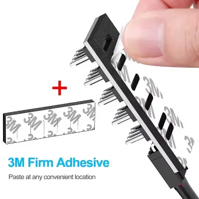 Picture of 1 to 5 Way PWM Fan Hub PC CPU Cooling 4 PIN/3PIN Fan Power Cable Hub Splitter Adapter Desktop Computer Cooler Case Fans 1 To 5