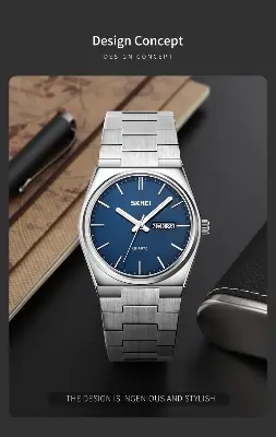 Picture of Skmei 9288 Zinc Alloy Material New Model Watch For Men - ঘড়ি -Watch - Blue