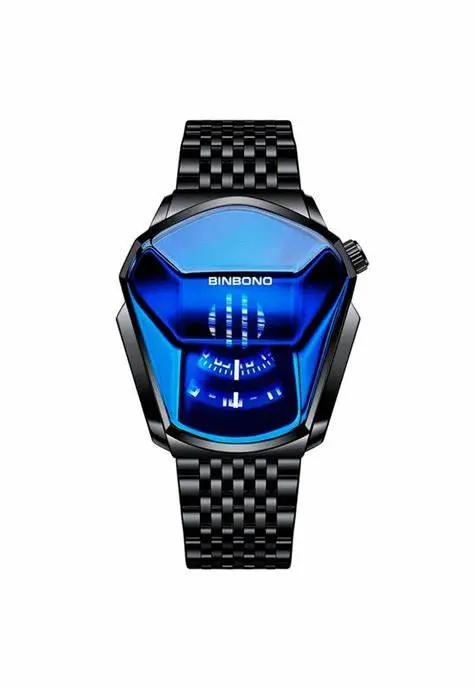 Picture of Binbond Quartz men's watch black color - Black