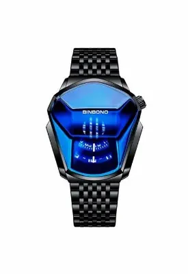 Picture of Binbond Quartz men's watch black color - Black