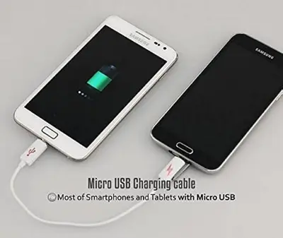 Picture of Mobile to mobile charge transfer cable - White