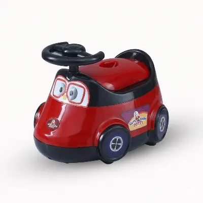 Picture of RFL Cute Baby Potty Car Design – Premium Plastic Toddler Toilet Training Seat with Steering Wheel