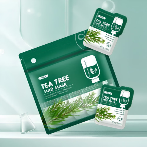 Picture of Laikou 12 Pcs/Set Deep Cleansing Oil Control Anti Acne Tea Tree Mud Mask