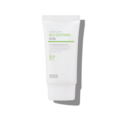 Picture of Tenzero Heartleaf Mild Soothing Sun SPF50+ PA++++ facial sunscreen 50mg