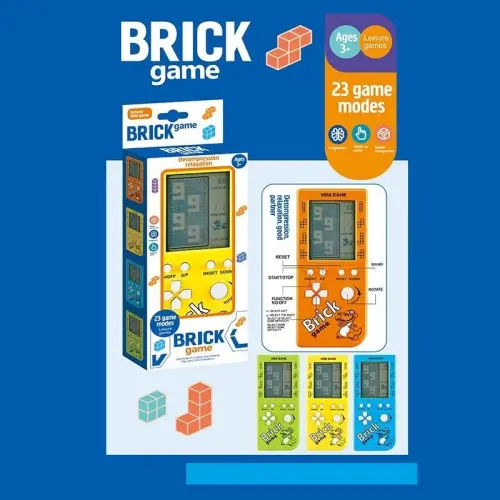 Picture of Tetris Game Console Mini Handheld Device Large Screen
