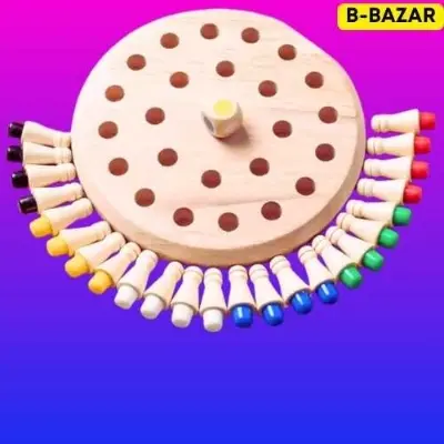 Picture of Wooden Memory Match Stick Chess Board Game - Logic Braintease Toys for Boys And Girls special