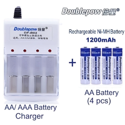 Picture of DP 4 Slot Rechargeable AA AAA Battery Charger