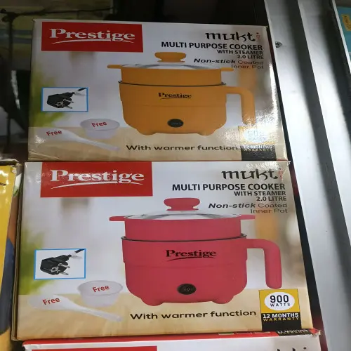Picture of Prestige Mukti Multi-Purpose Cooker with Steamer (2.0 Litre)