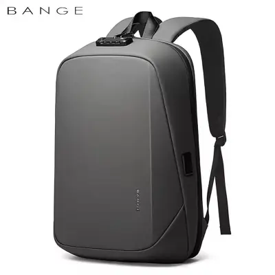 Picture of BANGE -7251 Anti Thief Ultra Smart Premium Backpack-Ash color