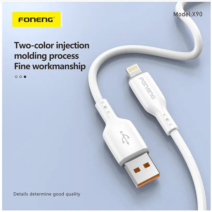 Picture of iPhone Fast Charging Data Cable and Transmission