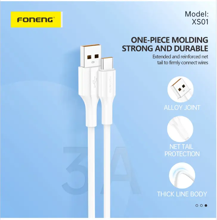 Picture of iPhone Fast Charging Data Cable and Transmission