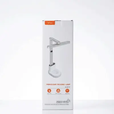 Picture of YAGE YG-8071F Rechargeable Table Lamp with Digital Clock & Pen Holder