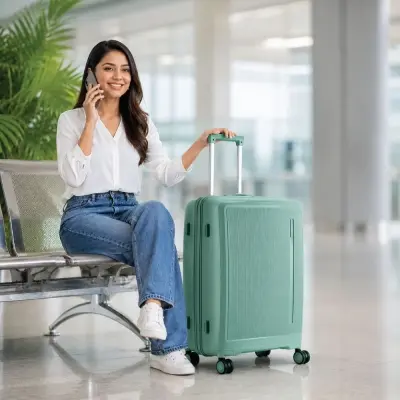 Picture of Safari Cooper Green Luggage Bag 55x36x23 cm for Travel