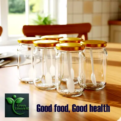 Picture of Super Clean Glass Jar 500gm – Set of 4/6 | Premium Kacher Jar Food Storage Container for Kitchen & Dining