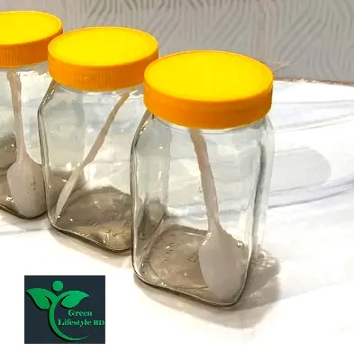 Picture of Big Size 1000 ml Glass Jar 02 Pes  Set for Kitchen and dining, Glassware food jar, Food container Set, kitchen glass jar. - Clear 2pcs