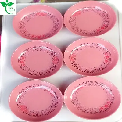 Picture of 6 Pcs Pink Melamine Finnie Bowls – 4.75'' Durable & Stylish | Ideal for Home & Office Use" - Pink