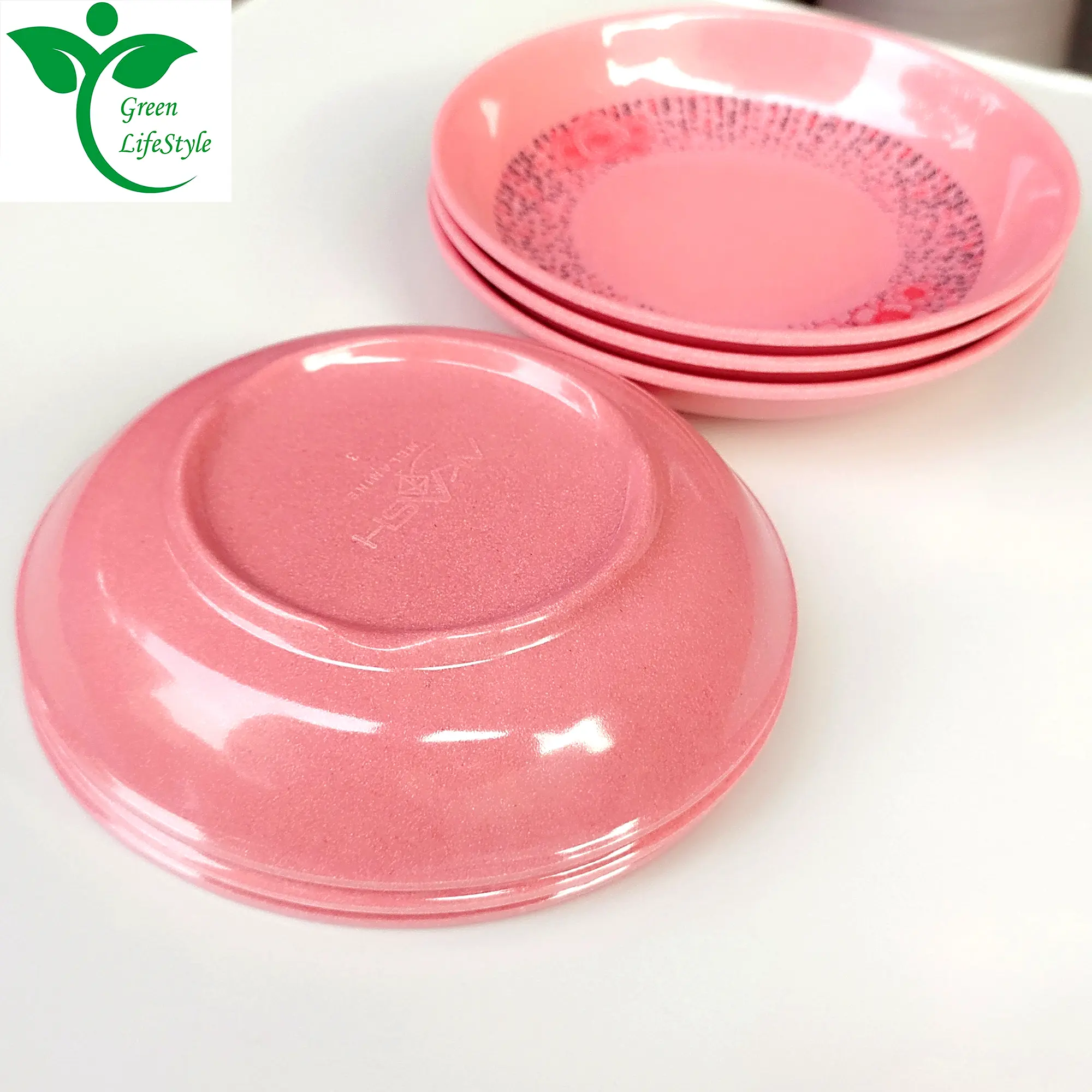 Picture of Melamine Finni Bowl 6 Pcs Pink Color (size 4.75 inches) Super hard Melamine. - Pink