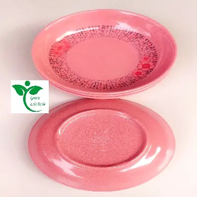 Picture of Melamine Finni Bowl 6 Pcs Pink Color (size 4.75 inches) Super hard Melamine. - Pink