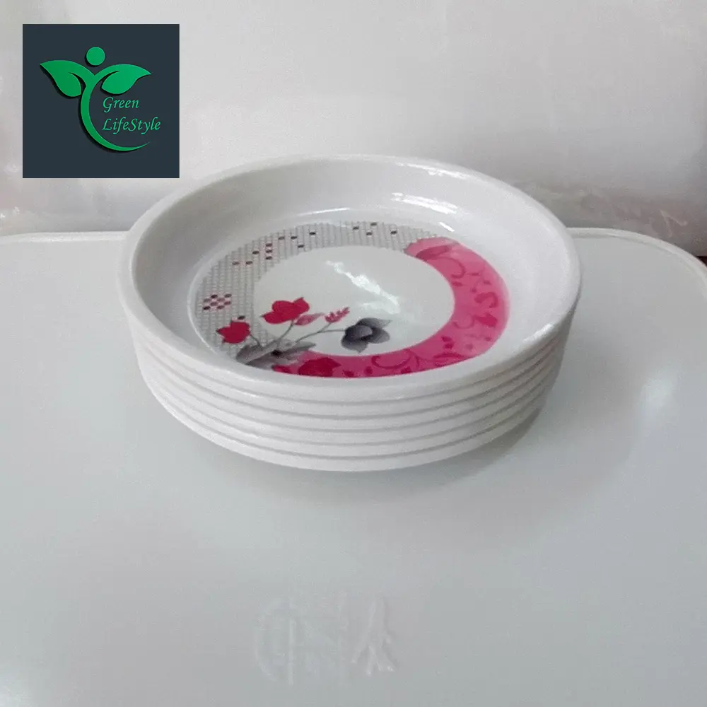Picture of Melamine Finnie Bati/Bowl 6 Pcs Set Medium (Size 5.") Multi Design Print. - Multicolor