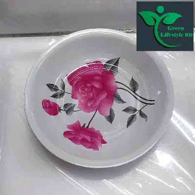 Picture of 06 pcs Melamine Half Bowl/Bati Medium Size (6.5 inches) Multi Design Melamine Bowl Set. - Multicolor