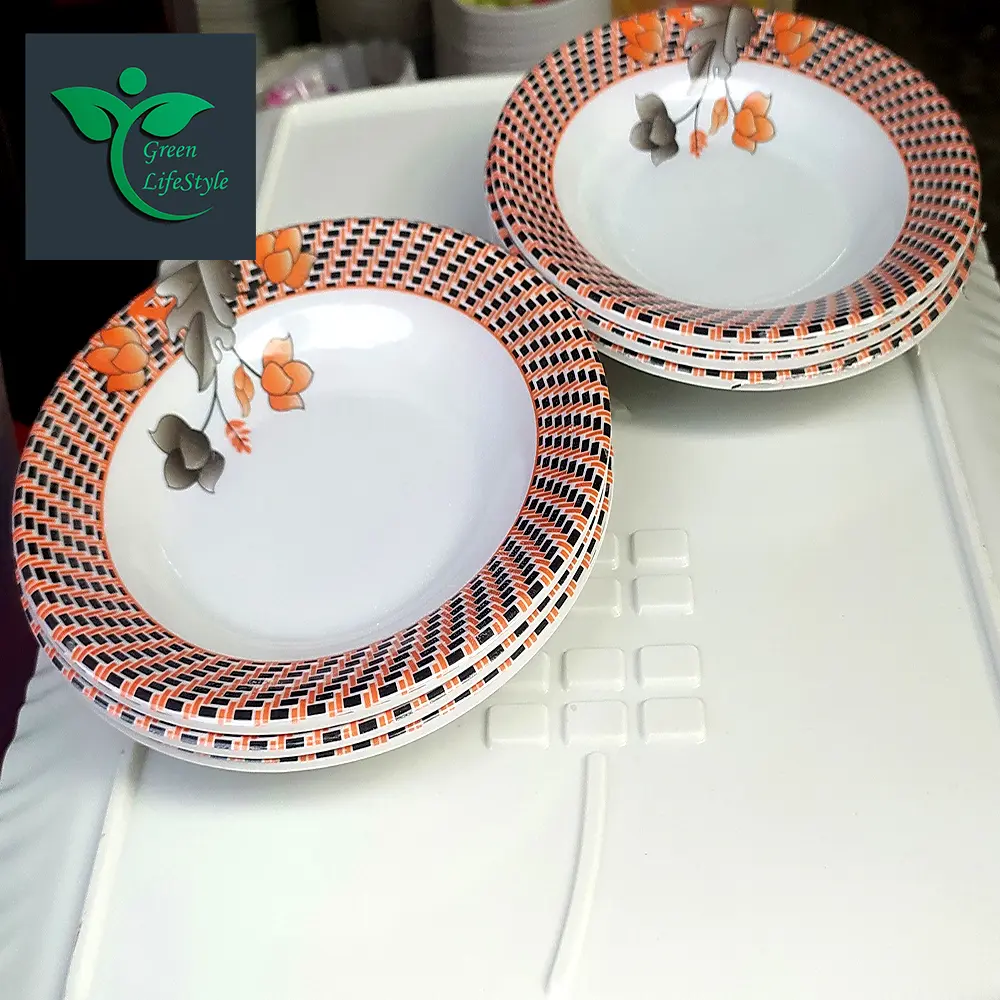 Picture of 6pcs Set Melamine Plate (7" Size ) for Home & Office High Quality Melamine.