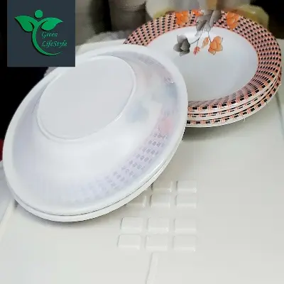 Picture of 4pcs Set Melamine Plate (7" Size ) for Home & Office High Quality Melamine. - Multicolor