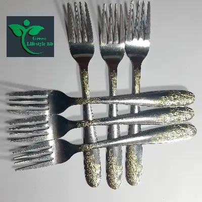 Picture of 6 Piece 6 Inch Stainless Steel Cutlery Multi Design for Kitchen and Dining Table. - Silver