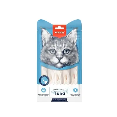 Picture of Wanpy Creamy Cat Treat Tuna 70gm (5×14gm)
