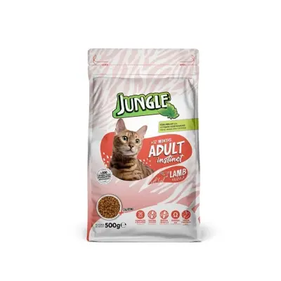 Picture of Jungle Premium Dry Cat Food Lamb 500gm