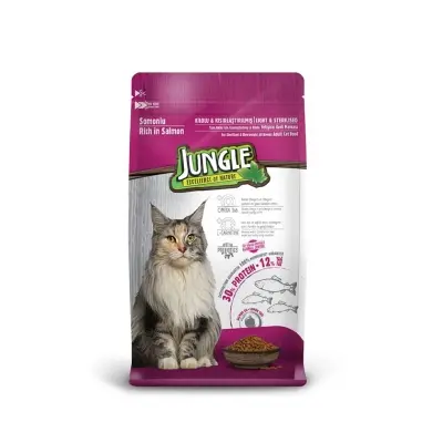 Picture of Jungle Premium Dry Cat Food Salmon 1.5KG