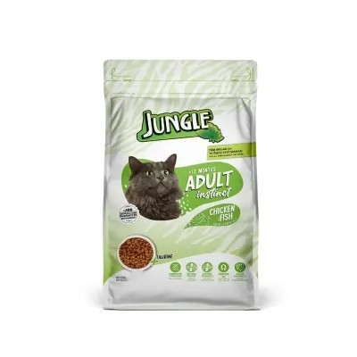 Picture of Jungle Premium Dry Cat Food Chicken & Fish 1.5Kg - Cat Food