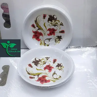 Picture of 06 pcs Melamine Bowl/Bati Medium Size (6.5 inches) Classical Design Melamine Bowl Set.