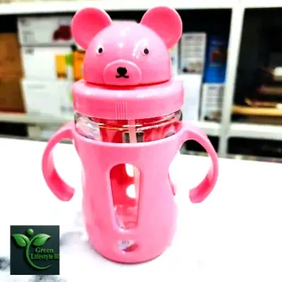Picture of 400ml Baby Water Bottle – Durable, Dishwasher Safe, Leak-Proof | Perfect for School, College, University & Office (1 Pc) - Multicolor