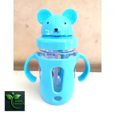 Picture of 400ml Baby Water Bottle – Durable, Dishwasher Safe, Leak-Proof | Perfect for School, College, University & Office (1 Pc) - Multicolor