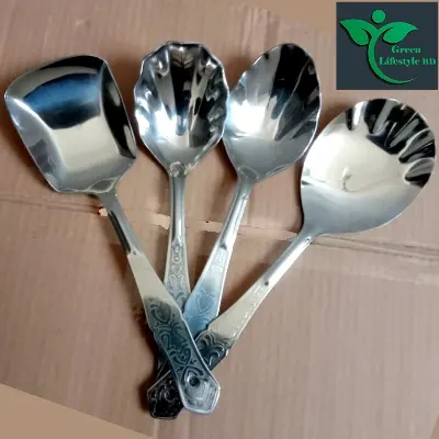 Picture of Stainless Steel Serving Spoon Set – 4 Pcs, 10 Inch Premium Serving Spoons for All Dishes