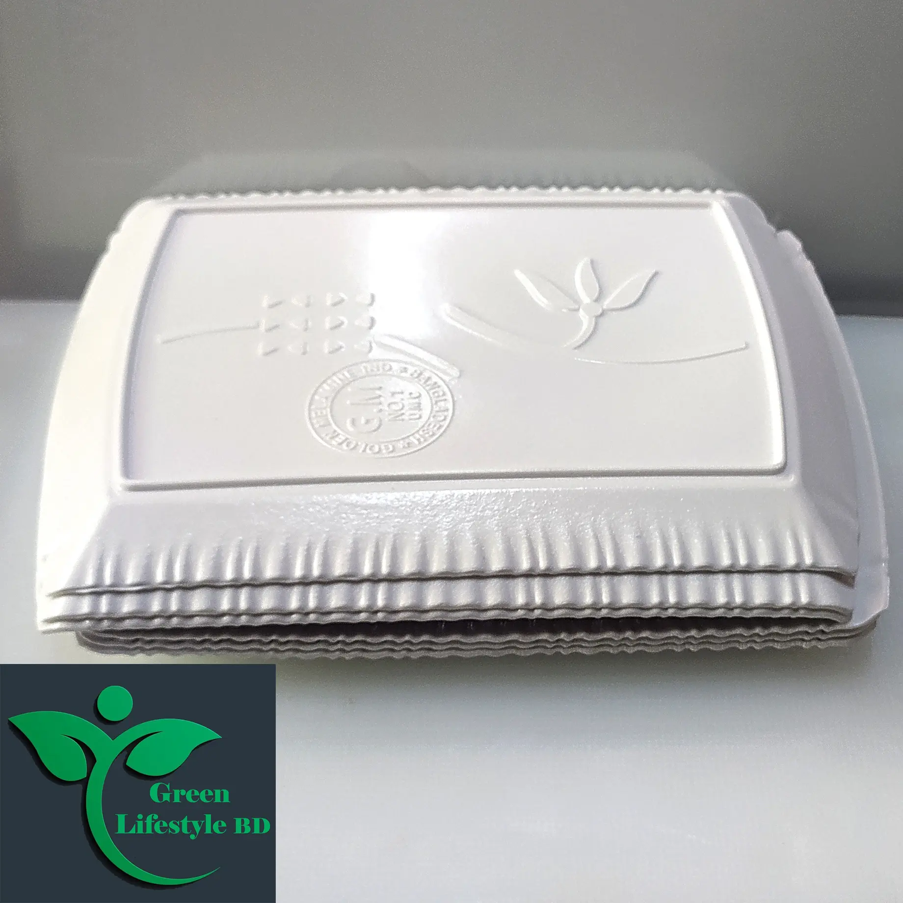 Picture of Good-quality Melamine Tray 6 pcs set Medium size length 7.5 wide 5.5 inches for kitchen and dining multi-design print. - Multicolor