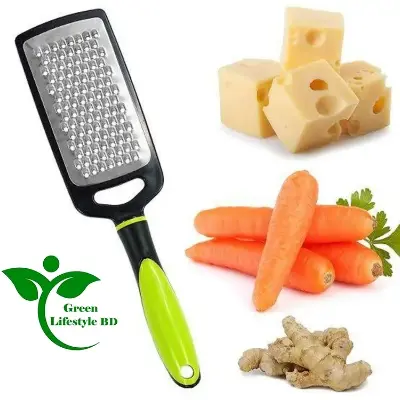Picture of Vegetable Kitchen Grater/Cheese Shredder with Grip Handle-Green Vegetable Grate ( PACK OF 1 PISE) Kitchen Tool Set - Multicolor