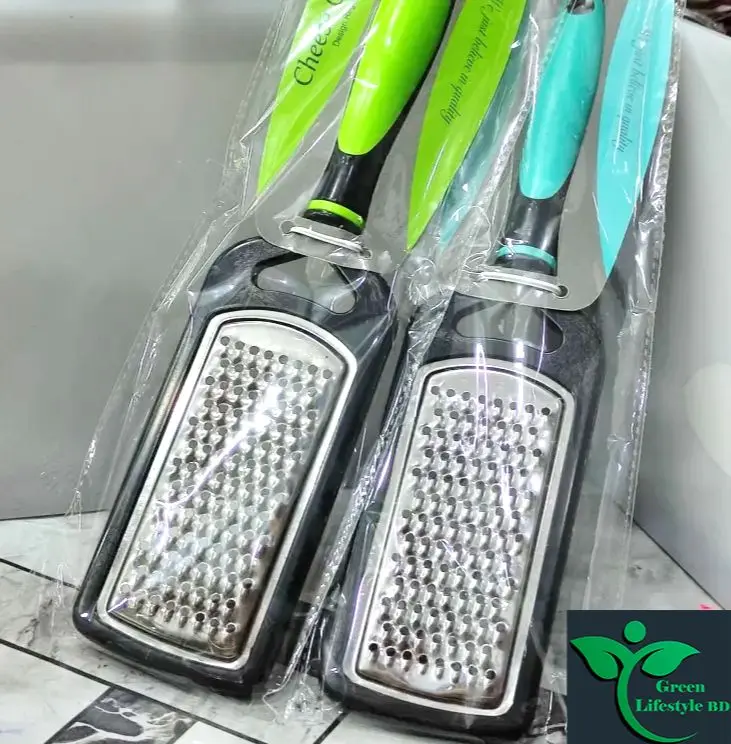 Picture of Vegetable Kitchen Grater/Cheese Shredder with Grip Handle-Green Vegetable Grate ( PACK OF 1 PISE) Kitchen Tool Set - Multicolor