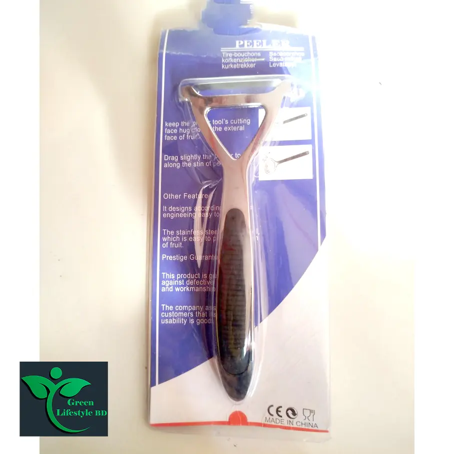 Picture of Vegetable and Fruit Peeler - Premium Multifunctional Ultra Sharp Julienne Peeler for Vegetables Like Potato, Cucumber, Carrot and Fruits Like Apple, etc. - Multicolor